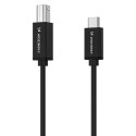 Kabel Wozinsky WKDDY2S USB-B na USB-C 2 m - černý