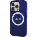 Kryt Audi iML Big Logo pro iPhone 14 Pro - modrá