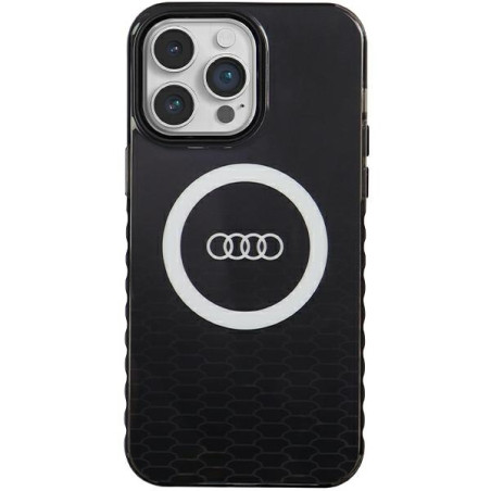 Kryt Audi IML Big Logo pro iPhone 14 Pro Max - černý