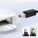Kabel Wozinsky WKDDY1S USB-B na USB-C 1 m - černý
