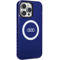 Kryt Audi IML BIG LOGO pro iPhone 14 Pro Max - modrá