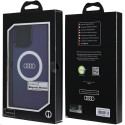 Kryt Audi IML BIG LOGO pro iPhone 14 Pro Max - modrá