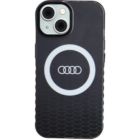 Kryt Audi BIG LOGO pro iPhone 15/14/13 - černý