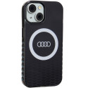 Kryt Audi BIG LOGO pro iPhone 15/14/13 - černý