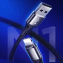 JOYROOM S-1530N1 Prémiový & Odolný datový a nabíjecí kabel USB/Lightning 12W, 1,5m, černý
