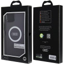Kryt Audi IML Big Logo pro iPhone 15 Plus/14 Plus - černý