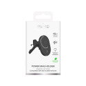 Držák do auta Puro s nabíječkou Qi2, kompatibilní s MagSafe - černý