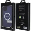 Kryt Audi IML BIG LOGO pro iPhone 15 Plus / 14 Plus - modrý