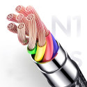 JOYROOM S-1530N1 Prémiový & Odolný datový a nabíjecí kabel USB/Lightning 12W, 1,5m, černý