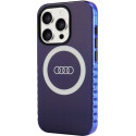 Kryt Audi IML Big Logo pro iPhone 15 Pro - modrá