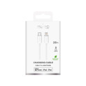 Puro TPE 20W USB-C - Lightning Cable 3m - White