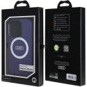 Kryt Audi IML Big Logo pro iPhone 15 Pro - modrá