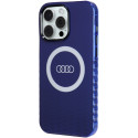 Kryt Audi BIG LOGO MagSafe pro iPhone 15 Pro Max - modrý