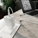 Nabíječka Puro Daily Prolite 45W USB-C USB-A Power Delivery s kabelem USB-C - bílá