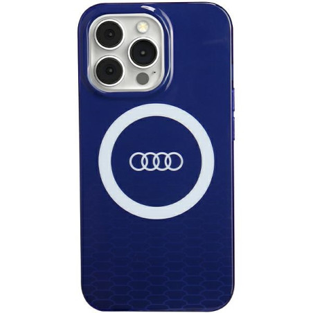 Kryt Audi IML Big Logo MagSafe pro iPhone 13 Pro - blue