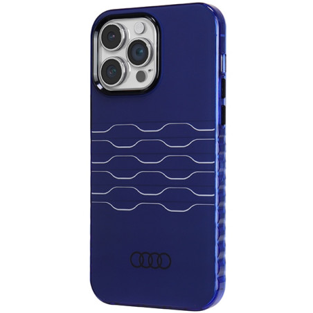 Kryt Audi IML MagSafe pro iPhone 14 Pro Max - modrá
