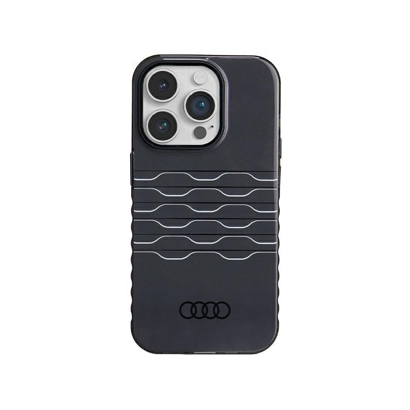 Kryt Audi IML MagSafe pro iPhone 14 Pro - černý