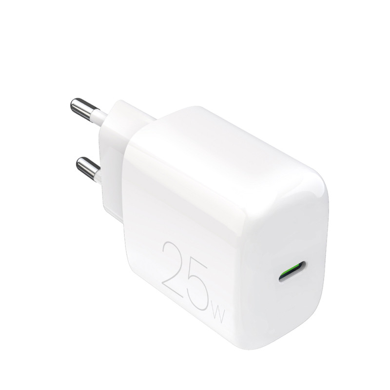 Nabíječka Puro Daily Prolite 25W USB-C Power Delivery - bílá