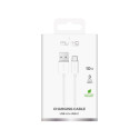 Puro TPE 10W USB-A - USB-C Cable 3m - White