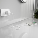 Puro PROLITE 10W USB-A wall charger + USB-A - USB-C cable 1.2m - white