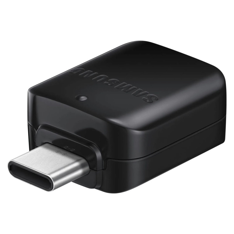 Samsung EE-UN930 USB-A to USB-C OTG Adapter (Bulk - Replacement Packaging) - Black