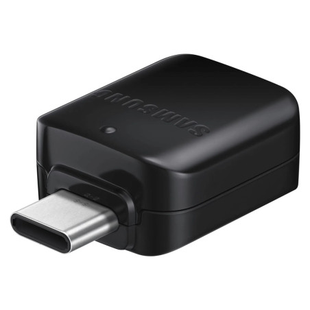 Samsung EE-UN930 USB-A to USB-C OTG Adapter (Bulk - Replacement Packaging) - Black