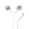 Sluchátka Samsung EO-IC100BWE USB-C stereo Hi-Fi drátová (OOB Bulk - náhradní balení) - bílá