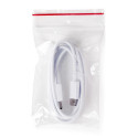 Samsung EP-DR140AWE USB-A - USB-C Cable 0.8m (Bulk - Replacement Packaging) - White