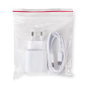 Samsung EP-TA50EWE 8W USB-A Wall Charger with MicroUSB Cable ECB-DU4AWE (Bulk - Replacement Packaging) - White