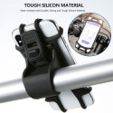 Silicone bicycle phone holder - black