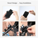 Silicone bicycle phone holder - black