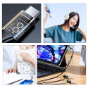 Adaptér Wozinsky WACM-01 USB-C na mini jack 3,5 mm - černý