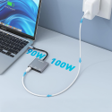 Hub Wozinsky WHCH-01 USB-C PD 100W HDMI 4K@30Hz USB-A 10Gbps - gray