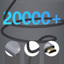 Kabel Wozinsky WCCH-01 USB-C na HDMI 4K 60Hz 1,8 m - černý