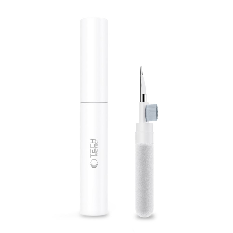 Tech-Protect CS02 3-in-1 Headphone Cleaning Kit - White