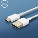 Nabíječka do sítě Samsung EP-TA200EWE USB-A 15W s kabelem EP-DR140AWE USB-A na USB-C (OOB Bulk - náhradní balení) - bílá