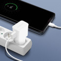 Nabíječka do sítě Samsung EP-TA200EWE USB-A 15W s kabelem EP-DR140AWE USB-A na USB-C (OOB Bulk - náhradní balení) - bílá