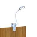 Lampička Mini Wozinsky bezdrátová LED na čtení s klipem + kabel USB-C - bílá