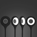 Mini Wozinsky Wireless LED Reading Lamp with Clip + USB-C Cable - Black