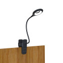 Lampička Mini Wozinsky bezdrátová LED na čtení s klipem + kabel USB-C - černá