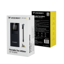 Kompresor Wozinsky WPEP-8000, elektrická pumpa, powerbanka 8000mAh, svítilna - černý