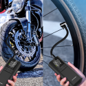 Kompresor Wozinsky WPEP-8000, elektrická pumpa, powerbanka 8000mAh, svítilna - černý