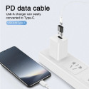 JOYROOM S-H152 Datová a nabíjecí redukce OTG USB-A na USB-C, hliníková, černá, 2ks