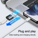 JOYROOM S-H152 Datová a nabíjecí redukce OTG USB-A na USB-C, hliníková, černá, 2ks