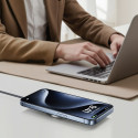 Nabíječka Acefast E24 Qi2 15W magnetická indukční s kabelem USB-C 1,2 m - černá