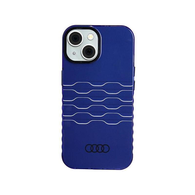 Kryt Audi pro iPhone 15 / 14 / 13 - modrá