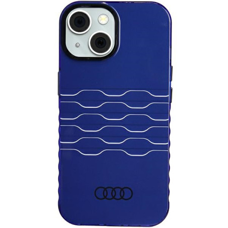 Kryt Audi MagSafe pro iPhone 15/14/13 – modrá