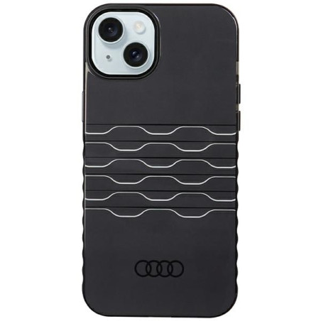 Kryt Audi IML MagSafe pro iPhone 15 Plus / 14 Plus – černý