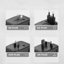Adaptér Tech-Protect TA200 EU / UK / US / AU - černý