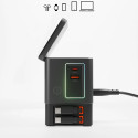SBS Power Dock 6-in-1 with MagSafe, Stand, and USB-C Cables 65W – Black